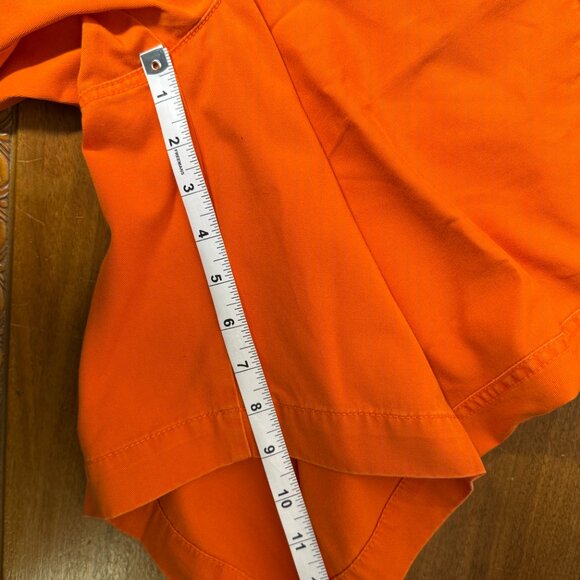 LRL Lauren Jeans Co. Orange Shorts Size 10 - Picture 8 of 8